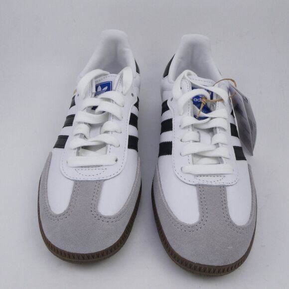 adidas Originals Women's US 5.5 Samba OG Trainers Youth 4.5 White/Black B75806 - Picture 8 of 13